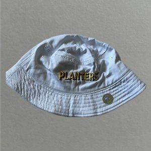 NWT Planters Brand White Bucket Hat